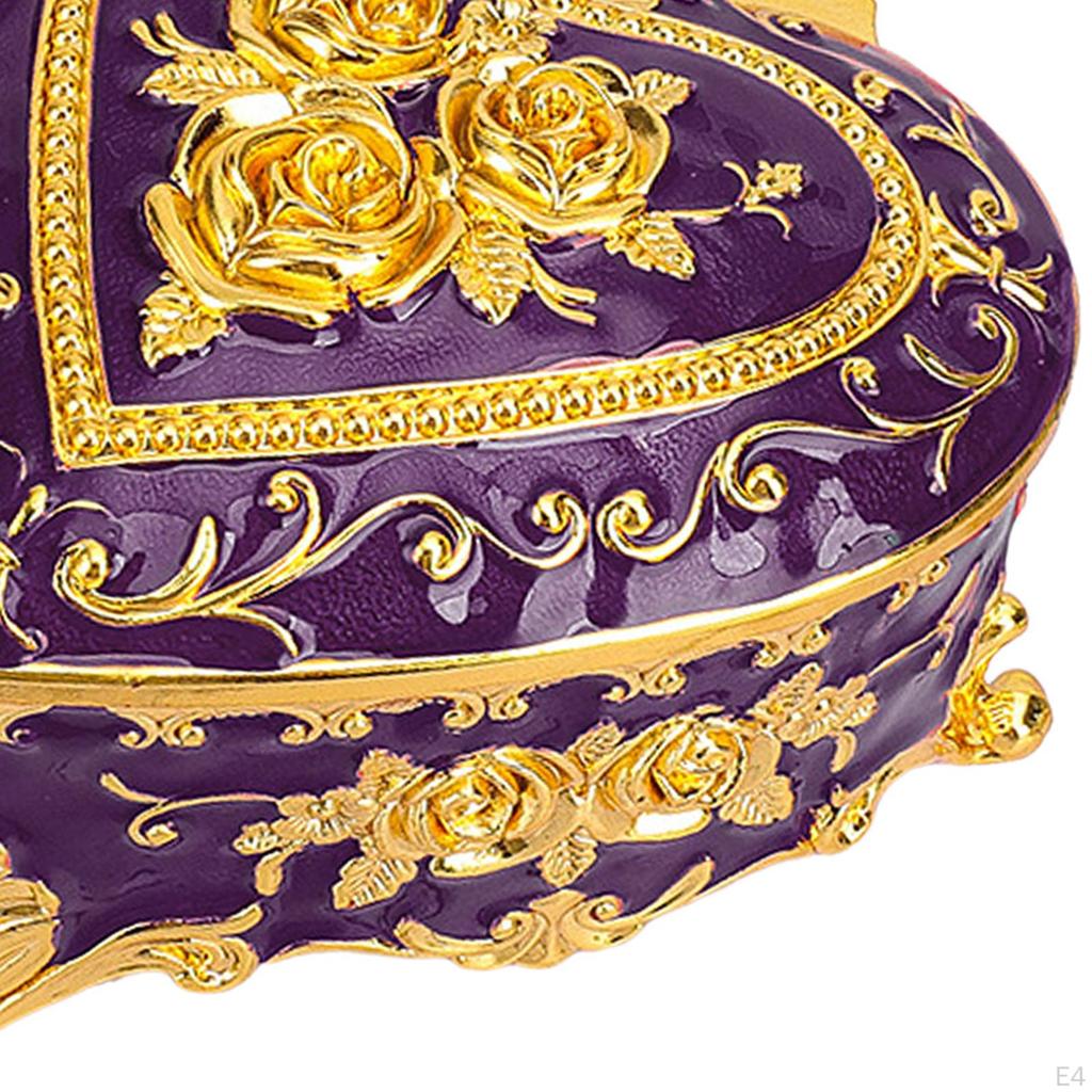 Elegant Heart -shaped Jewelry Collar Organizer Unique Crafts of Ships for Rooms