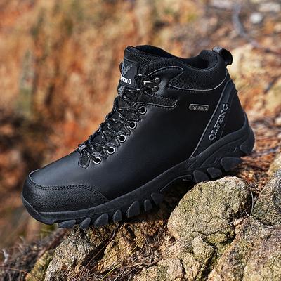 Autumn and Winter Couple Large Size Outdoor High-top Hiking Shoes Men's Non-slip and Wear-resistant Off-road Sports Hiking Shoes Men