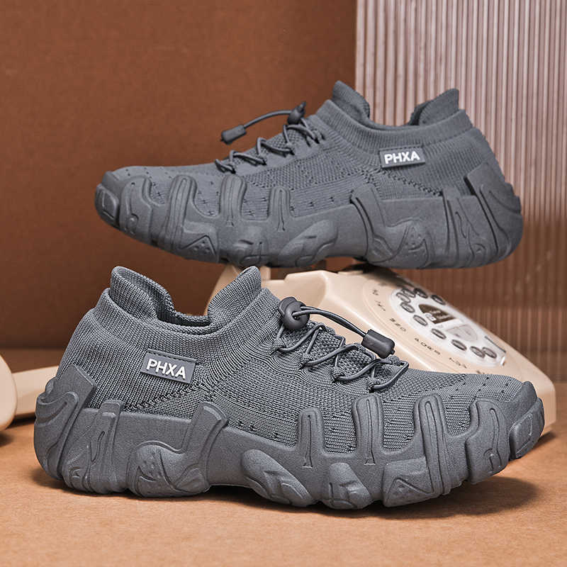 Natural Leather Thick-heeled Travel Size Flats Men's Summer Shoes Moccasins Sneakers For Summer Men Sports Luxo