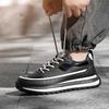 PARZIVAL Men Sneakers Casual Shoes Fashion Outdoor Sports Shoes Runner Tenis Trainer Leather Running Shoes