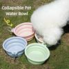 Macaron Folding Bowl For Dogs Going Out Portable Folding Bowl Pets Eating Bowl Outdoor Drinking Bowl Drinking Water