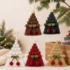Hand Woven Christmas Tree Cherry Ornament Tassel Design Christmas Wall Pendant Christmas Gift