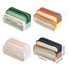 Large Capacity Pencil Bag Japanese Styles Pencil Case Pen Pouch Clear Pencil Pouch Pen Case School Office Supplies