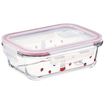 Skater Miffy Storage 650ml and Dishwasher with Lid and Container, Medium, Heat-Resistant Glass, Oven, Microwave, Safe, Valve, GBST7-A