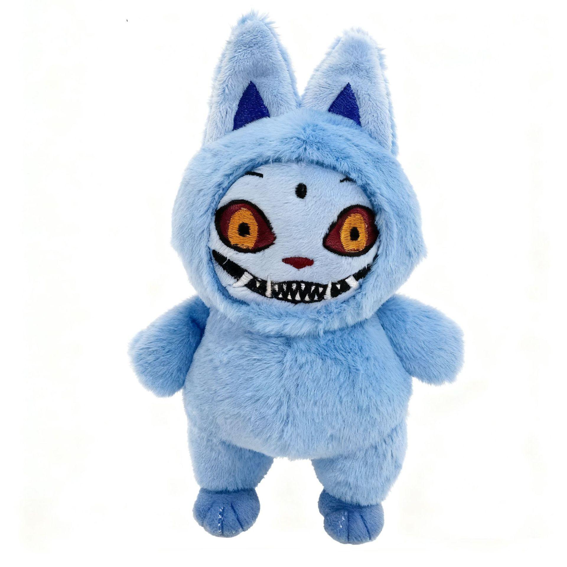 New Monster Hunt Tiger Kpop Demon Hunters Plush K-POP Plush Plush Doll синий