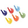 1/5 Pezzi Fischietto Uccello Acqua Musicale Ceramica Set Animale Colorato Forma Apprendimento Precoce Bagnetto Rumoroso Gadget Festa