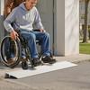 Door Threshold Ramp, 26 Mm Rise, Aluminum Alloy Threshold Ramp Rated 363 Kg Load Capacity, Handicap Ramps for Home Steps for Wheelchair, Scooters,