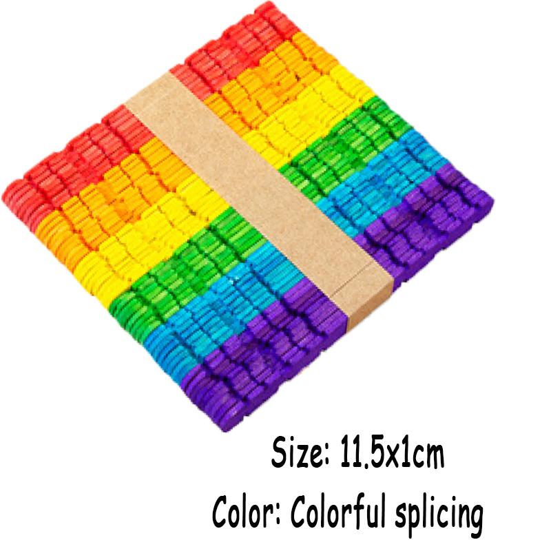 50/100Pcs Wooden Resin Epoxy Stirring Stick Popsicle Ice Cream Stick Handmade Tool DIY Home Art Classroom Supplies 6/11.4/15cm