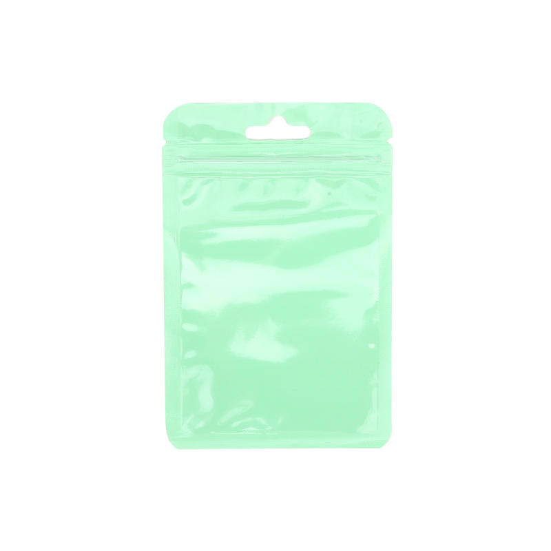 100pcs Macaroon Candy Colors Jewelry Bags For Necklace Earrings Ring Hair Clip Travel Plastic Jewelry Package Storage Bag