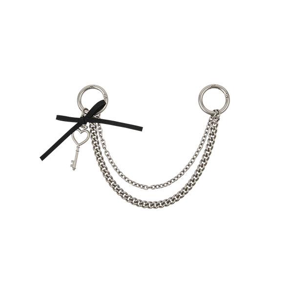 Jestina J.Letter Heart Keychain Charm Si (Jeacea5Bf142Si360)