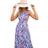 Cross-border Amazon Independent Station European and American Women's Dress Bohemian Holiday Wind Beach Skirt Pastoral Skirt
