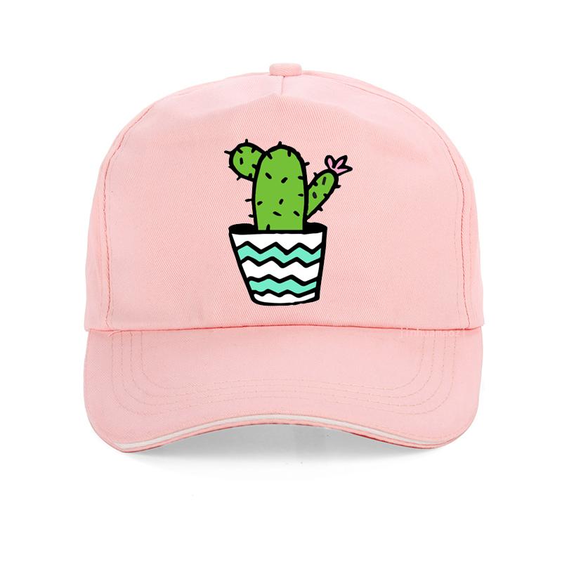Cartoon eleUnisexts CACTUS print Baseball cap lovely girl sun hat Fashion summer Unisex Women snapback hats