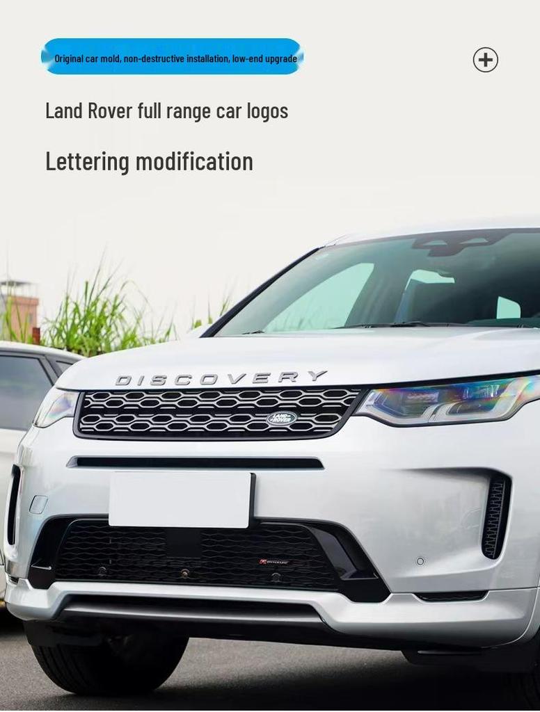 Samolepka na zadní část auta Land Rover Defender s anglickým písmenem (ABS plast)