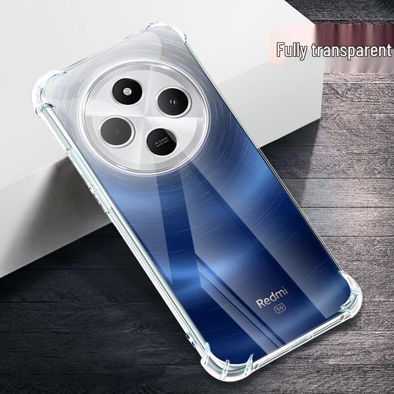 Compatible Redmi Note Phone Case Airbag Transparent (Note 15/14/13/12/11/10/9/8/7/6/Pro/+)