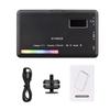 W140 RGB LED Video Light Kit Pocket Video Conference Lighting 2500K-9000K Dimmable