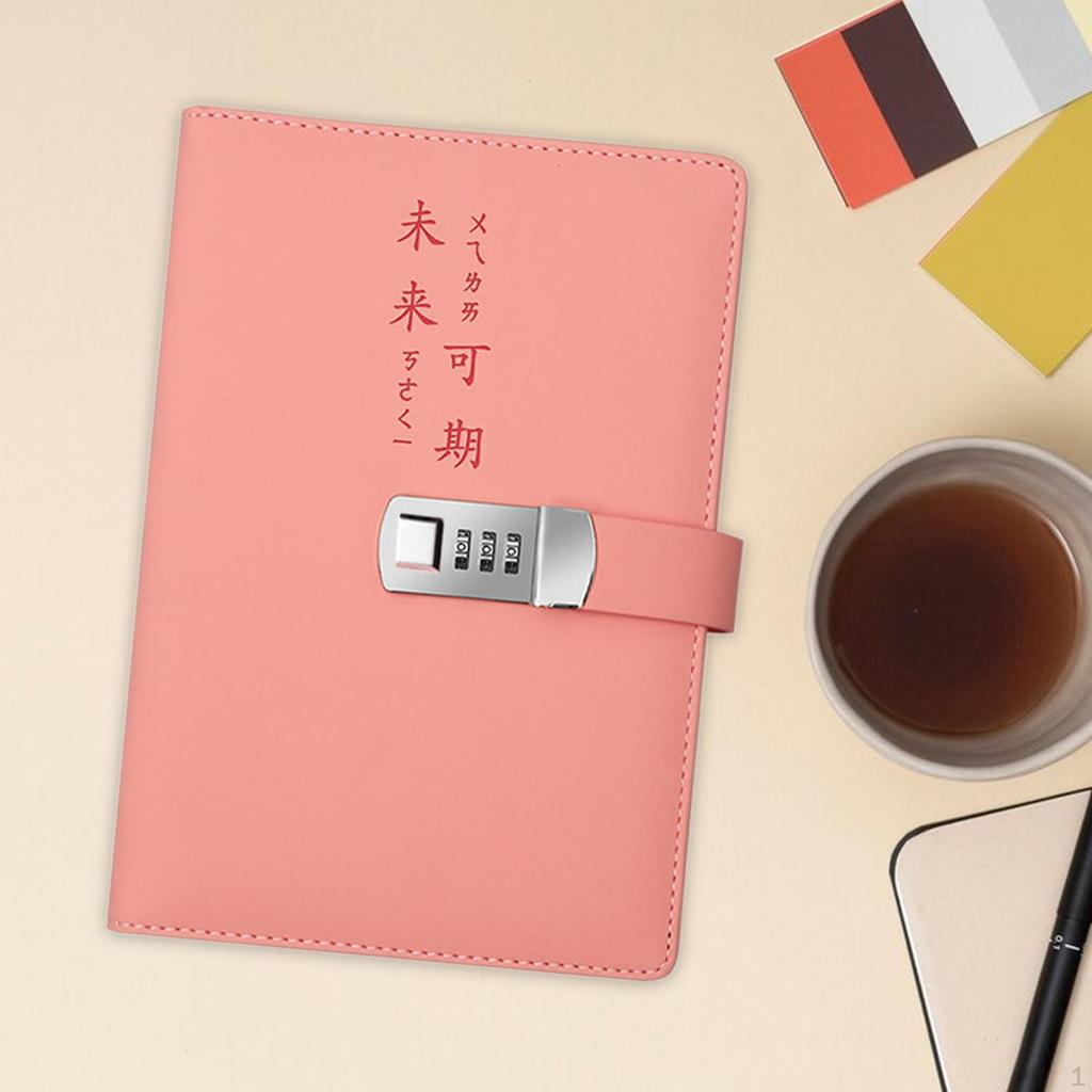 Confidential Notebook with Security Mechanism, Leather Journal Locked By Code