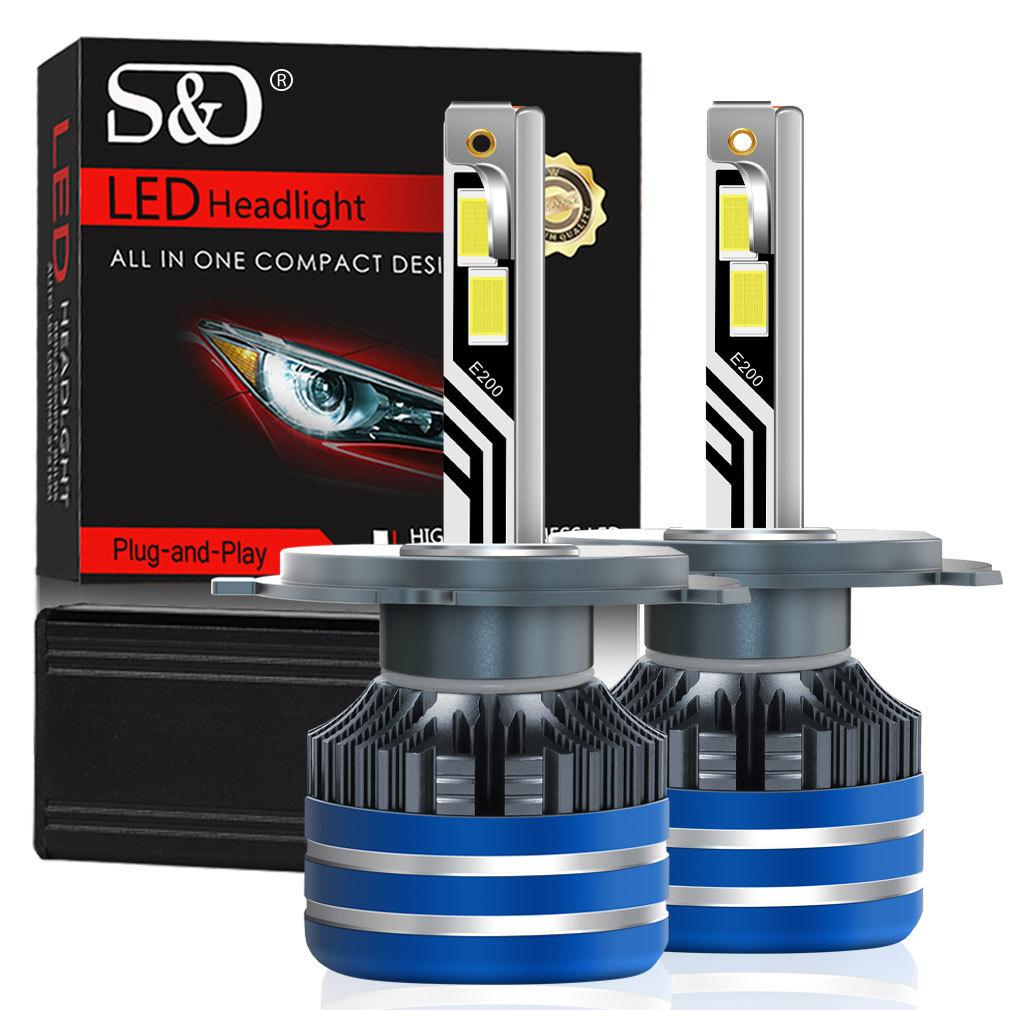 2 buc H7 H4 Becuri LED Far 6500K H1 H3 H8 H11 LED 9005 HB3 9006 HB4 Lampă Auto 130W 60000LM 9012 Hir2 Putere Mare Canbus 30SMD Cipuri CSP Far