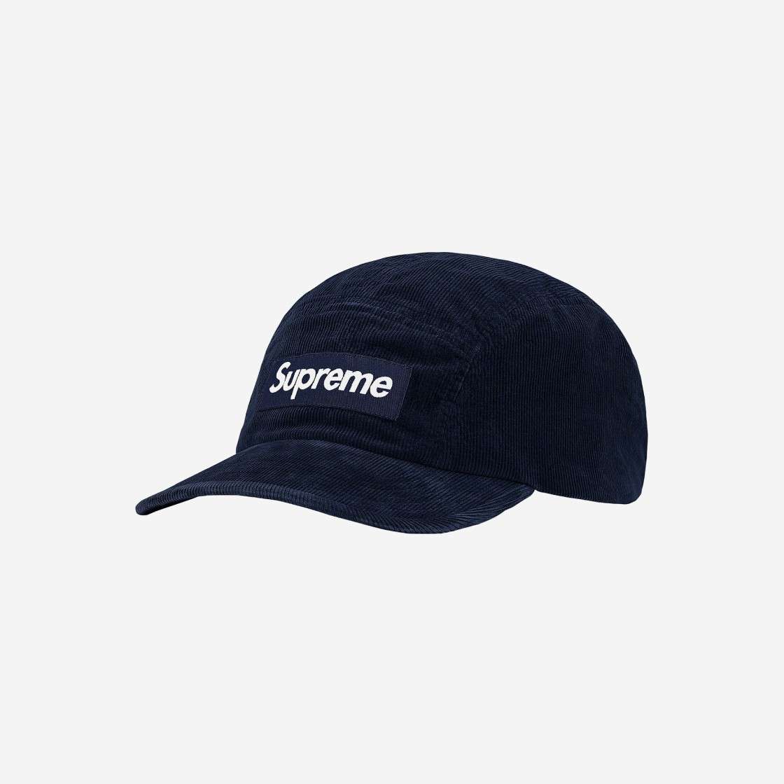

Supreme Gore Tex Corduroy Camp Cap Navy 21FW -
