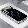 Luminous Wristwatch Pattern 2D Phone Case for SamsungS26 S25 S24 S23 S22 S21 S20 A56 A36 A16Electroplated Glass Protective Cover