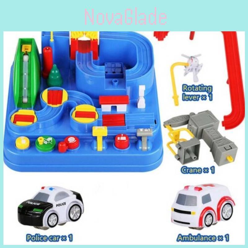 Piste de Voiture Jouet Aventure Glissante par Inertie Passionnante Pour Enfants Jouet Éducatif Populaire d'Apprentissage Précoce