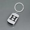 Stainless Steel 26 English Letters Keychain - Stylish Alphabet Pendant for Backpack or Car
