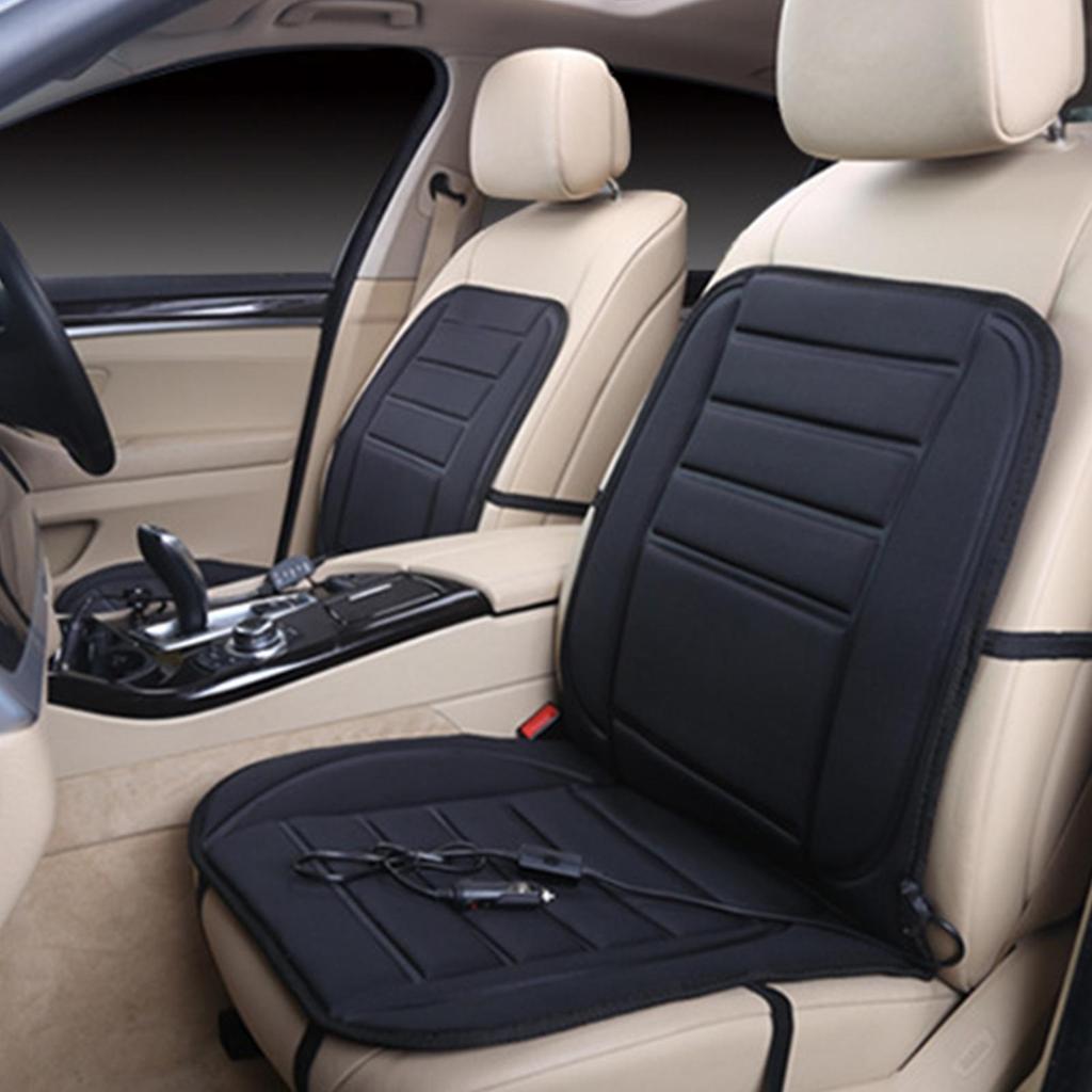 Heated Seat Cushion For Car 12V Vehicle Winter Supplies Electric Auto Seat Heater For Cars Trucks SUVs RVs Drivers Travelers