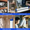 17-72CM LED Rechargeable Tube Camping Light Magnetic Suspension Portable Light Bulb for Emergency,Night Market,Outdoor Lighting