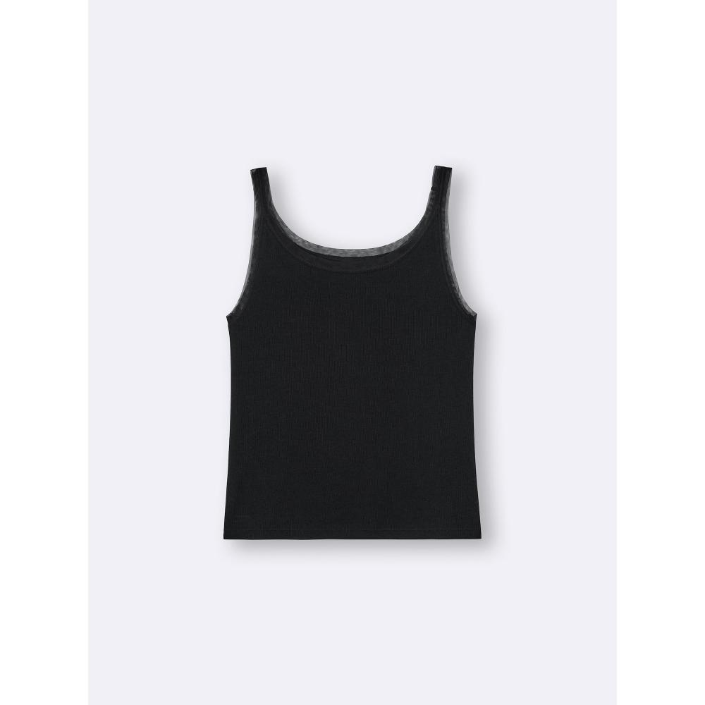 GU by Uniqlo Cotton Blend Tulle Tank Top  Dry 