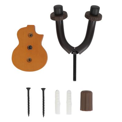 Suport de perete elegant și stilat din lemn pentru ukulele, suport multifuncțional pentru ukulele, mandolină