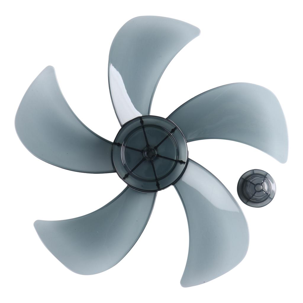 12 Inch Plastic Fan Blade Replacement | Three Leaves With Nut Cover For Pedestal Fans