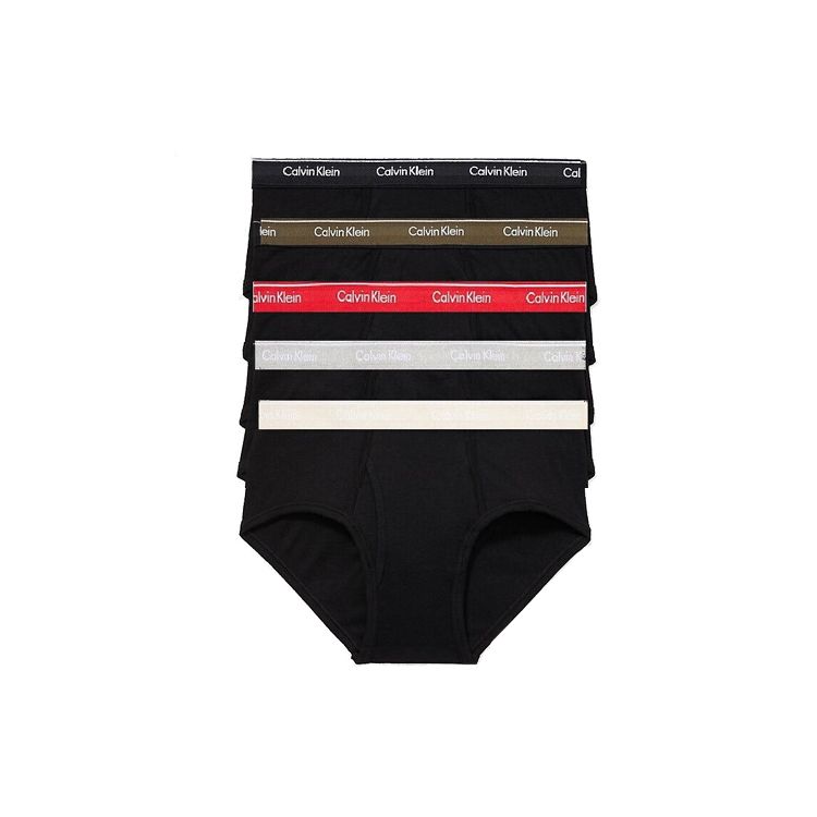 Calvin Klein Letter Logo Waistband Printed Triangle Underwear 5-Pack Men underwear NB1425-901 S