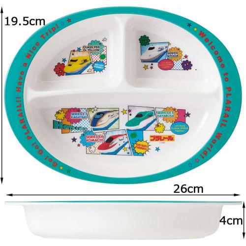 Skater Children's Plate Melamine Lunch Plate Plarail 19 750ml M370