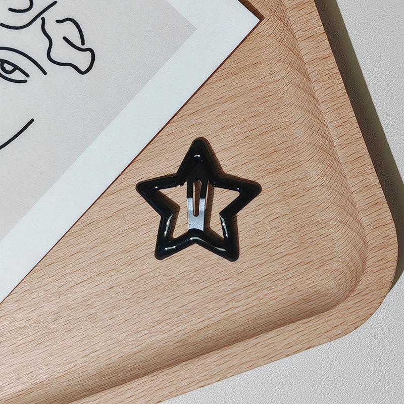 6/10pcs Y2k Mini Star Side BB Cute Hair Clip Korean Candy Colorful Dopamine Baby Headwear Girl Hair Pin Bangs Clip Kid Headwear