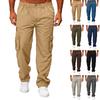 Men'S Sports Pants Running Pants Outdoor Pocket Work Pants Casual Pants