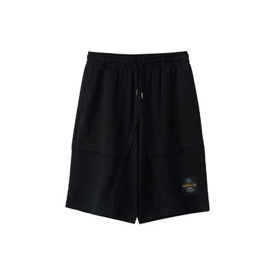 Li Ning Sports Lifestyle CF Loose Knit Casual Shorts Men Shorts Black AKSR739-1
