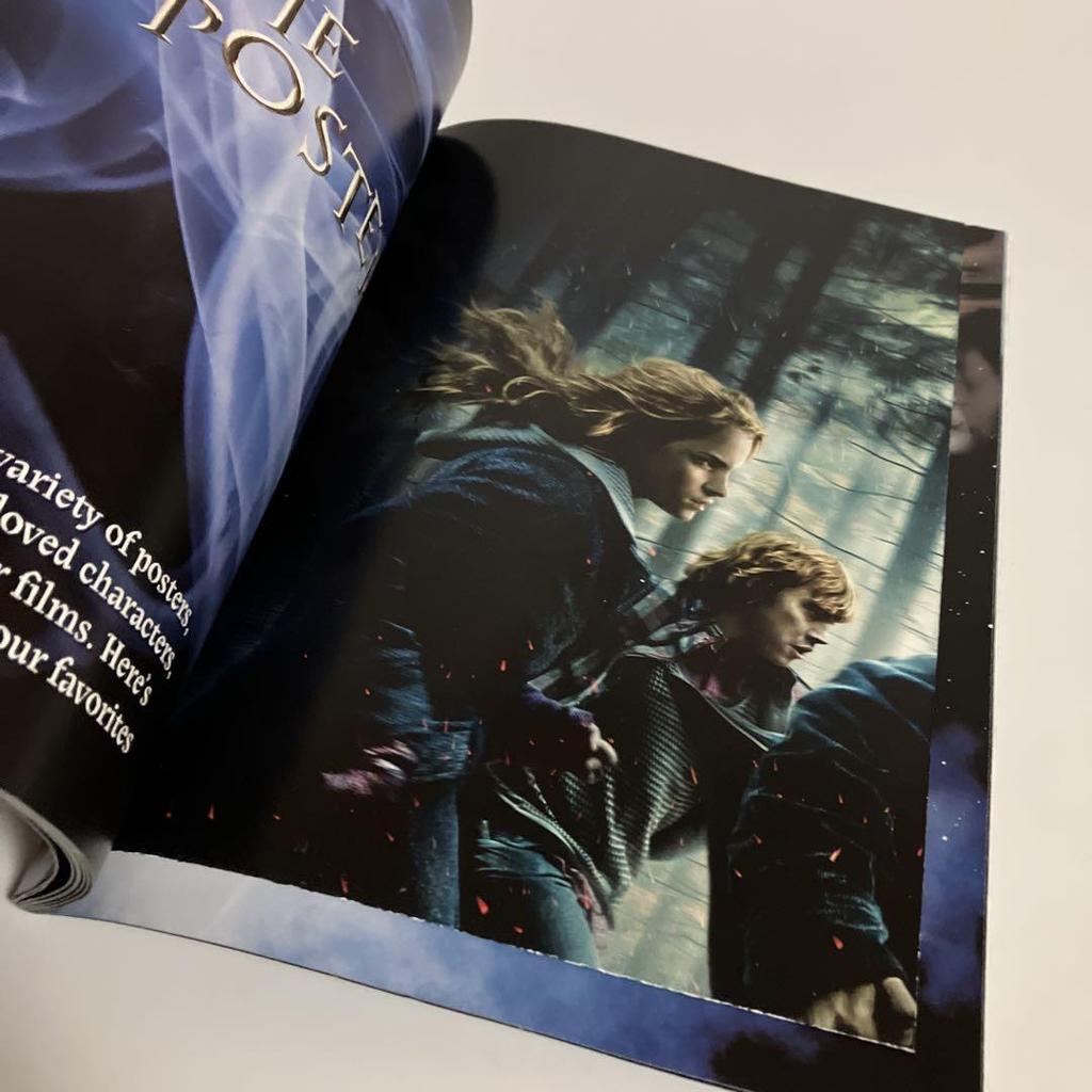 [UŻYWANY] Książka z plakatami Harry Potter z 7 plakatami w bardzo dużym formacie