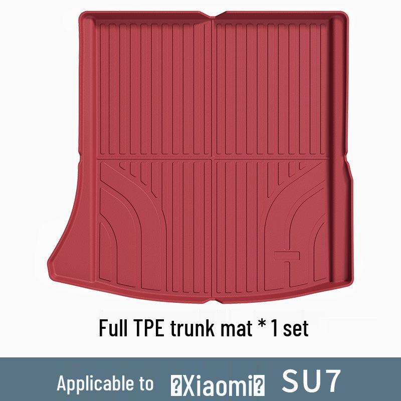 Eco-friendly, Odorless TPE Floor Mats for Xiaomi SU7: Original Car Color and Interior Match