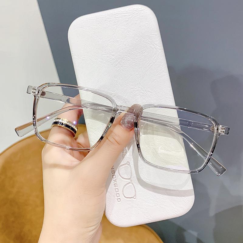 Women Myopia Glasses Blue Light Blocking Glasse Men Classic Square Frame Clear Eyeglasses 0 To -4.0 Computer Glasses Eye Glasses