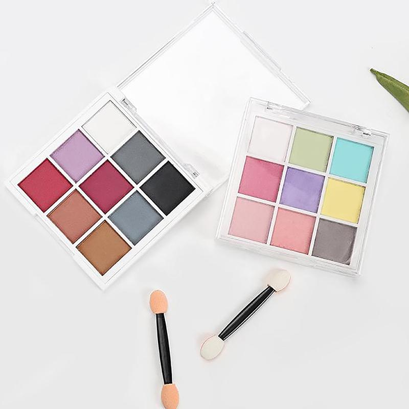 9 colori unghie solide arte gradiente pigmento set per unghie gradiente design luccicante manicure decorazione polvere smalto per unghie manicure fai da te