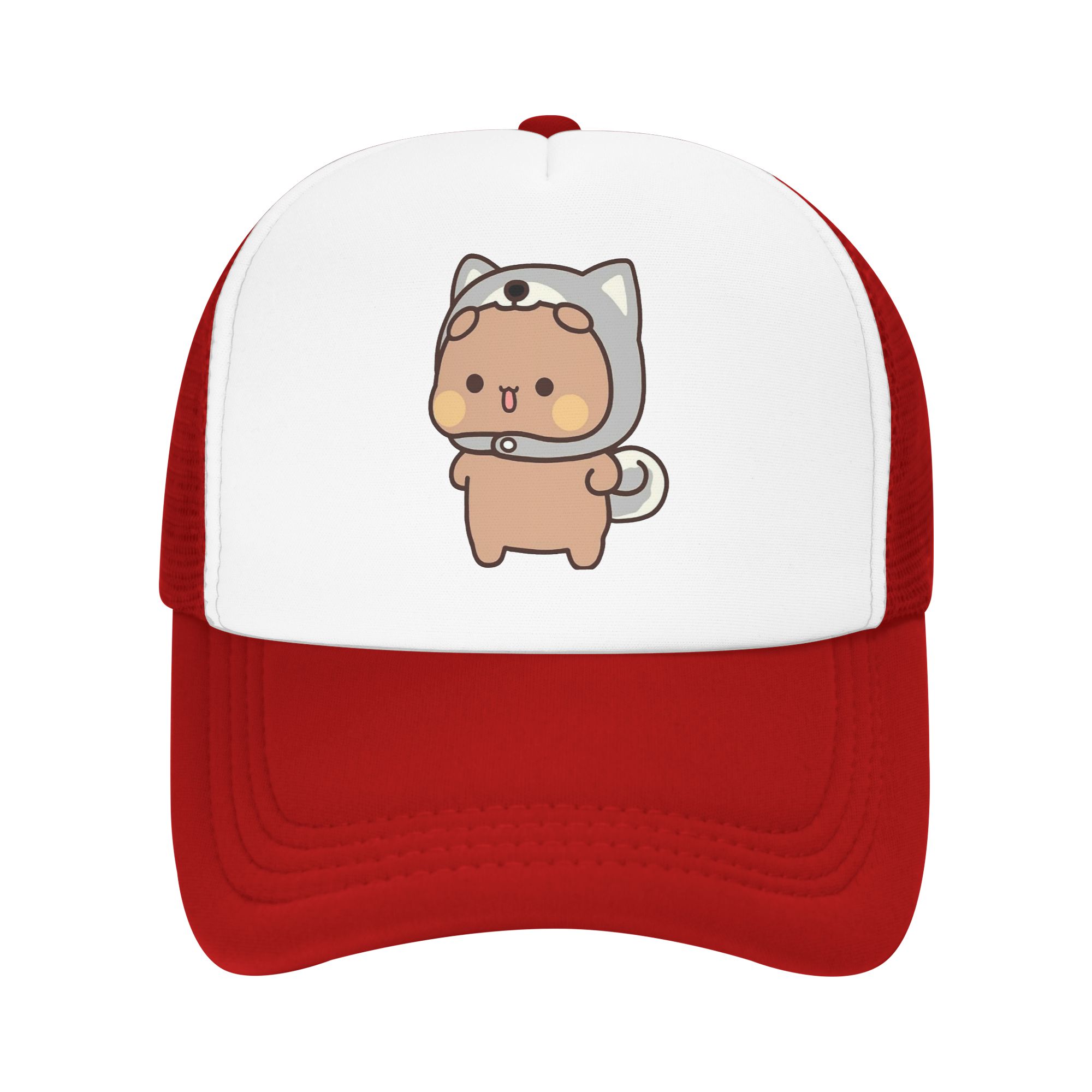 Bear and Panda Mesh Baseball Cap Adult Sport Sun Hats Bubu and Dudu Balloon Hat Breathable Sun Caps Wholesale New Trucker Cap One Size