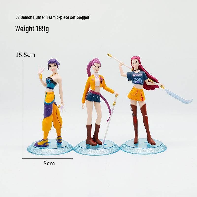 

KPOP Anime Boy Group Figures: Monster Hunter Witch Series Ornaments