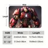 1pc MARVEL Superhero & Classic Movie Hero Floor Mat - Durable Polyester, Machine Washable, Rectangular Design for Living Room,