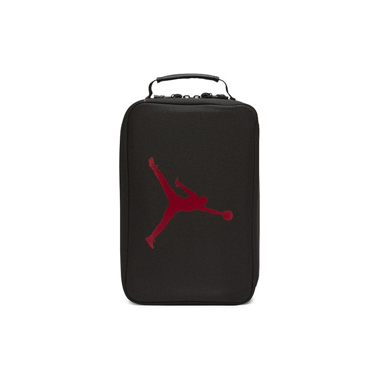 

Jordan Basic Red Logo Polyester Handheld Bag Shoe Box Tote Bag Unisex bags Black 9B0388-GK9 Black
