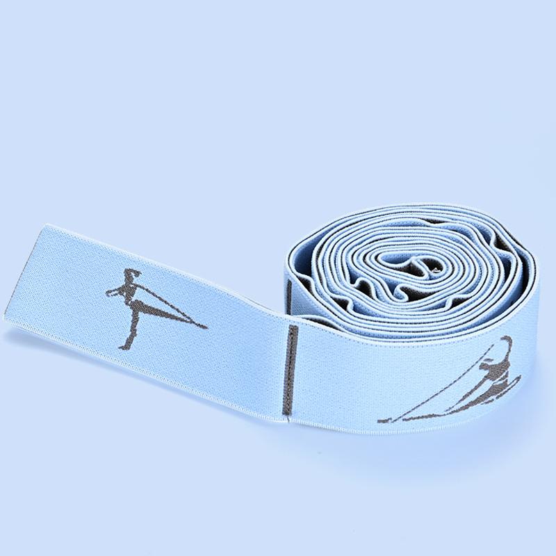 Yoga Stretch Belt Pilates Non Slip Flexibility Training Fitness Stretch Band Versatile Durable Elastic Fitness Home Stretch Belt