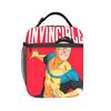Invincible 70s Anime Insulated Lunch Bags High Capacity Reusable Thermal Bag Lunch Box Tote Beach Outdoor Food Handbags