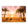 Beach Sunset Metal Sign Party Party Plates Pub Printing Wall Decor Tin Sign Poster