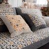 Cartoon Cotton Fabric Sofa Cushion, Non-slip Four-season Cushion Cloth, Universal Combination Leather Sofa Towel, Washed and Wrinkle-proof
