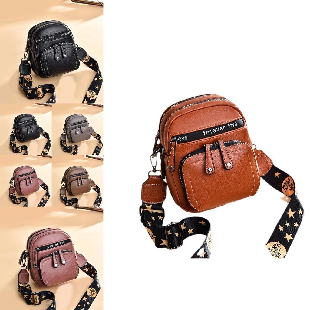 Stylish Mini Round Pu Shoulder Bag For Women In Black Gray Pink Coffee Red And Yellow