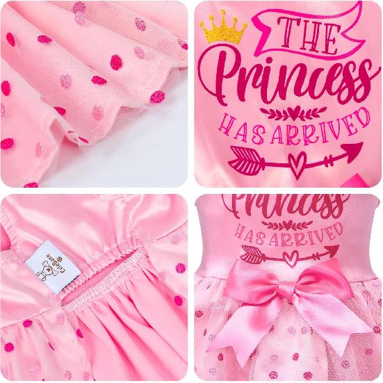 CuteBone Dog Dress Birthday Girl Puppy Princess Clothes Costume Cat Apparel Small Dogs Pet Outfit DD20S