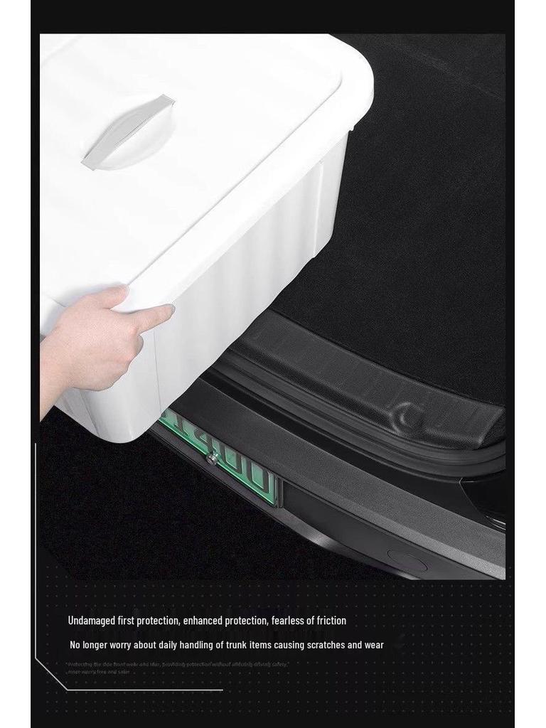 Compatible Tesla Model Y3 Facelift Rear Bumper Protector and Trunk Sill Decorative Strip